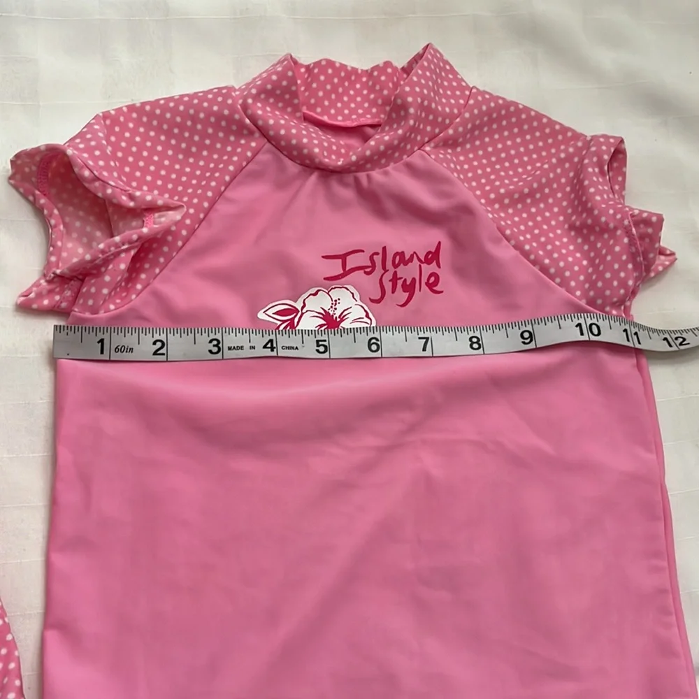 Circo pink with polkadots swim set